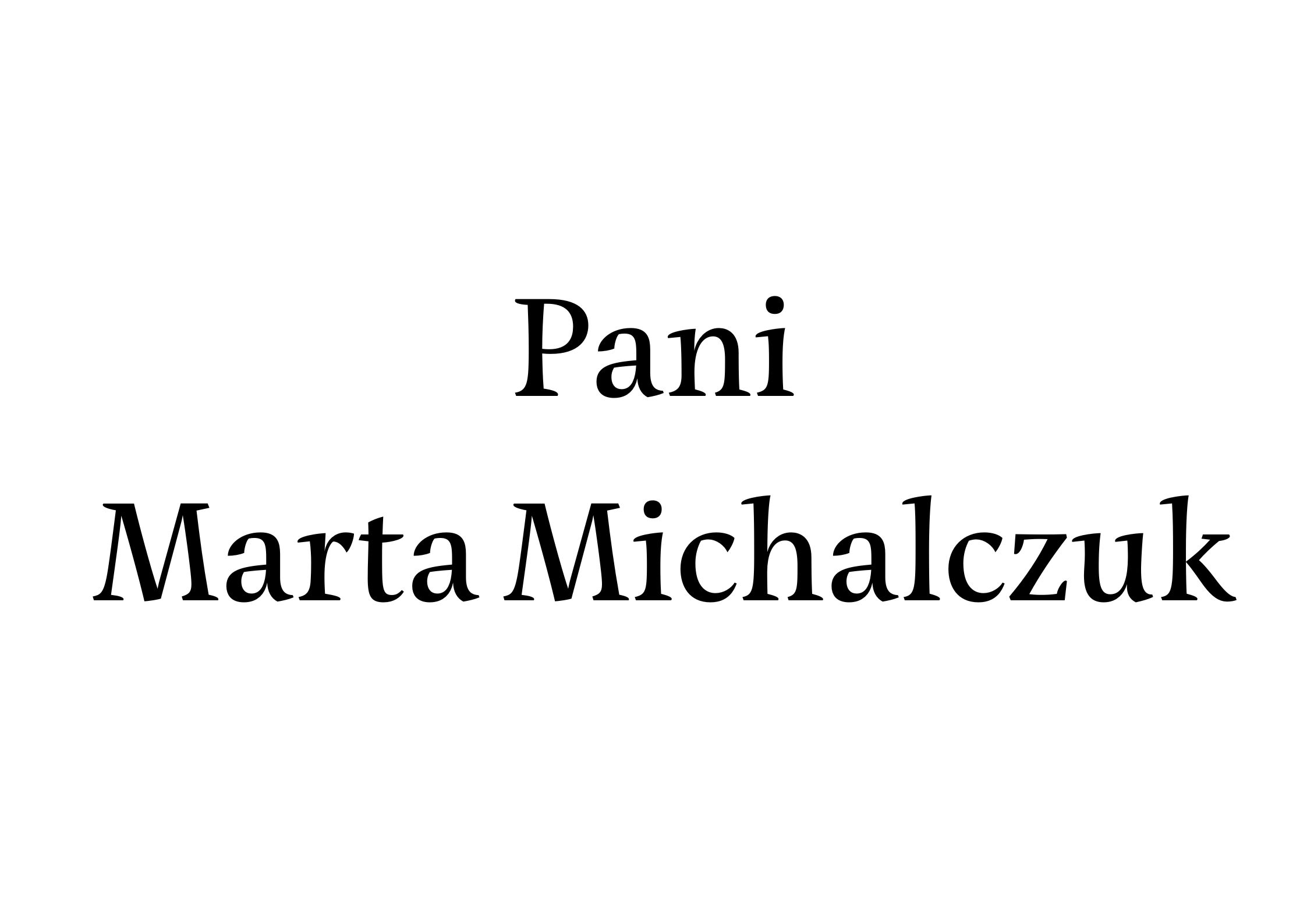 Marta Michalczuk 1